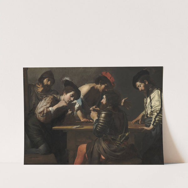 Soldiers Playing Cards and Dice (The Cheats) by Valentin de Boulogne