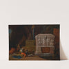 Soldiers resting near an antique sarcophagus with Apollo and Marsyas by Henry Ferguson