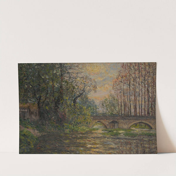 Soleil couchant sur le Loir, Lavardin (Loir-et-Cher) ( 1907) by Maxime Maufra