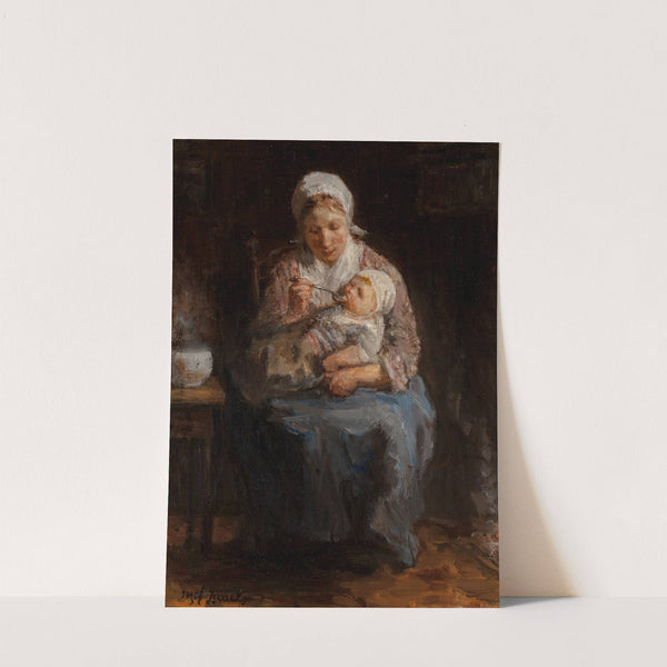 Sollicitude maternelle (Maternal solicitude) by Jozef Israëls