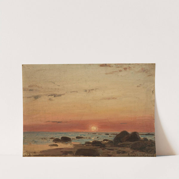 Solnedgang by Amaldus Nielsen