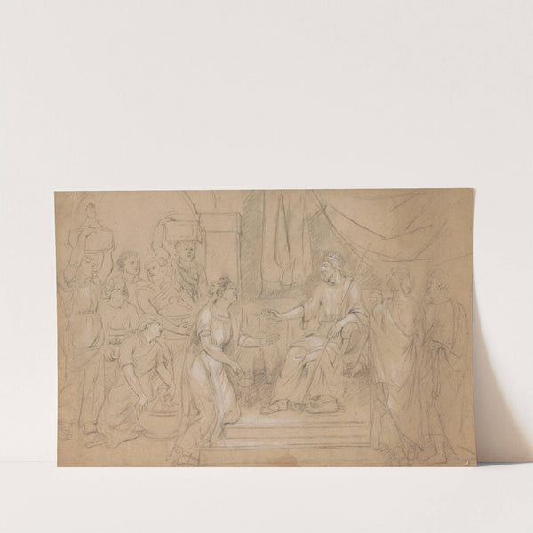 Solomon and the Queen of Sheba by Jean Antoine Verschaeren