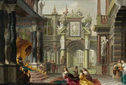 Solomon Receiving The Queen Of Sheba