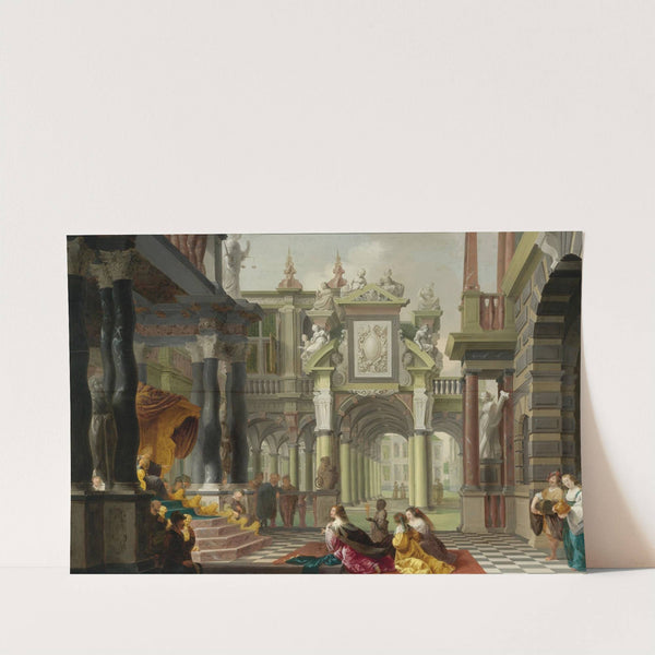 Solomon Receiving The Queen Of Sheba by Dirck Van Delen