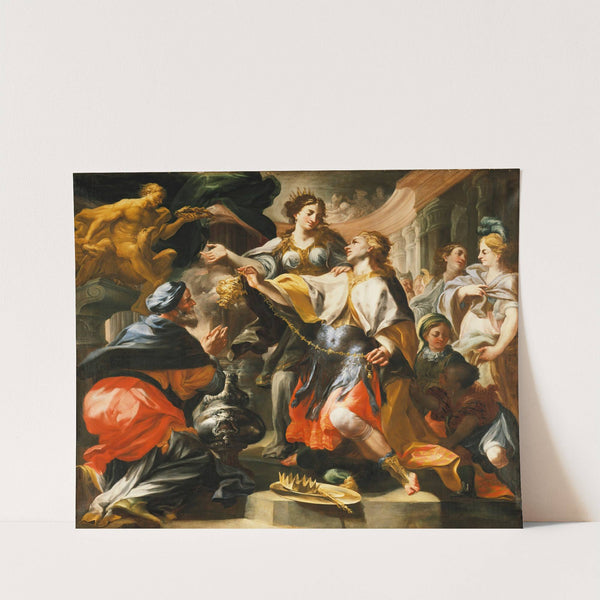 Solomon Worshiping a Pagan God by Domenico Antonio Vaccaro
