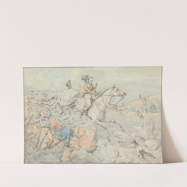 ‘Some Do and Some Don’t; It is All a Notion;’ Getting Over a Difficulty (between 1848 and 1851) by Henry Thomas Alken