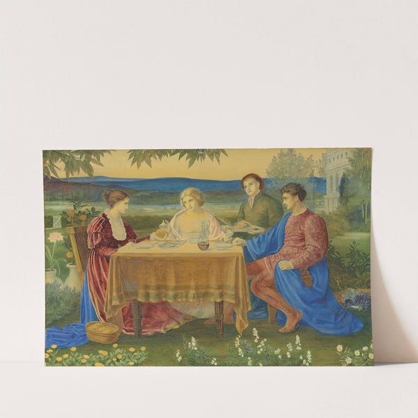 Some have entertained angels unawares by Edward Clifford