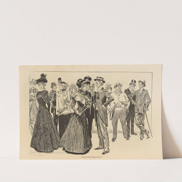 Some professional people (1893-1900) by Charles Dana Gibson