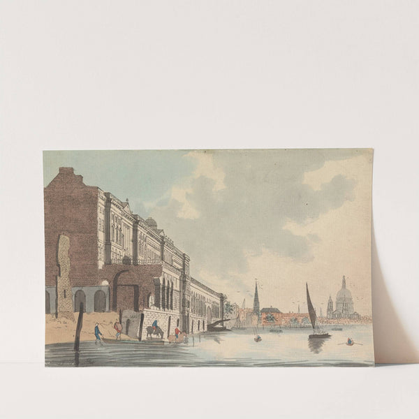 Somerset House and the Adelphi from the River by Daniel Turner