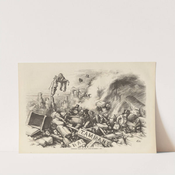 Something that did blow over — November 7, 1871 (1871) by Thomas Nast