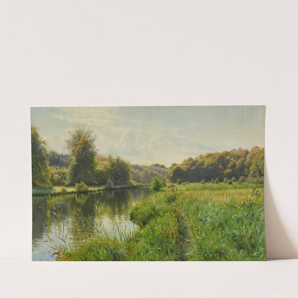 Sommer am Fluss (1898) by Peder Mørk Mønsted