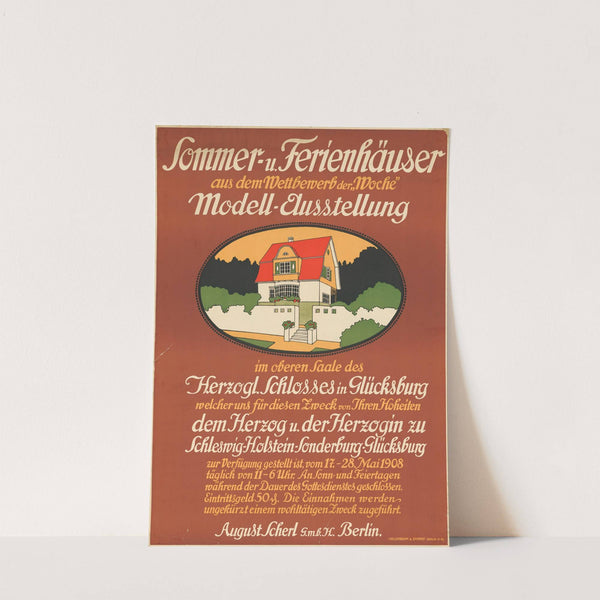 Sommer- und Ferienhäuser aus dem Wettbewerb der Woche. Modell-Ausstellung (1907) by Joseph Bichlmeier