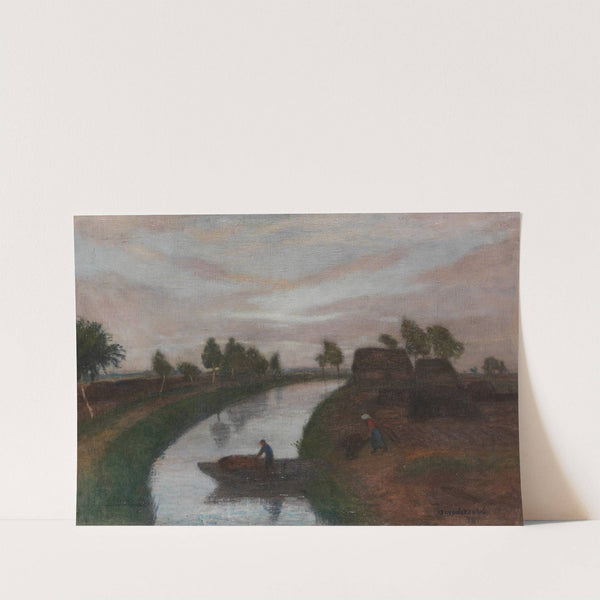 Sommerabend im Moor (1938) by Otto Modersohn