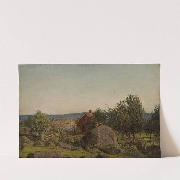 Sommeraften i skjærgården by Amaldus Nielsen