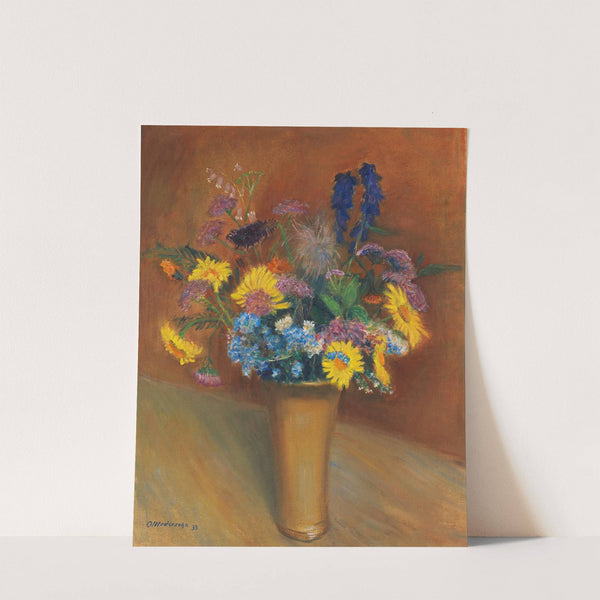 Sommerblumenstrauß by Otto Modersohn