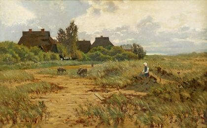 Sommeridyll auf Fischland (1890)