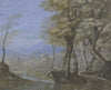 Sommerlandschaft mit Durchblick durch einen Buchenwald