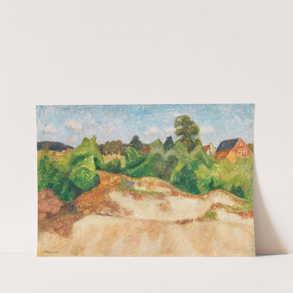 Sommerliche Dünenlandschaft in Quelkhorn bei Fischerhude (1925) by Otto Modersohn