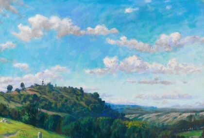Sommerliche Landschaft im Spessart
