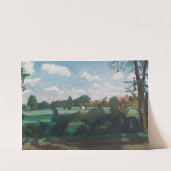Sommerliche Wiesen bei Fischerhude (1920) by Otto Modersohn