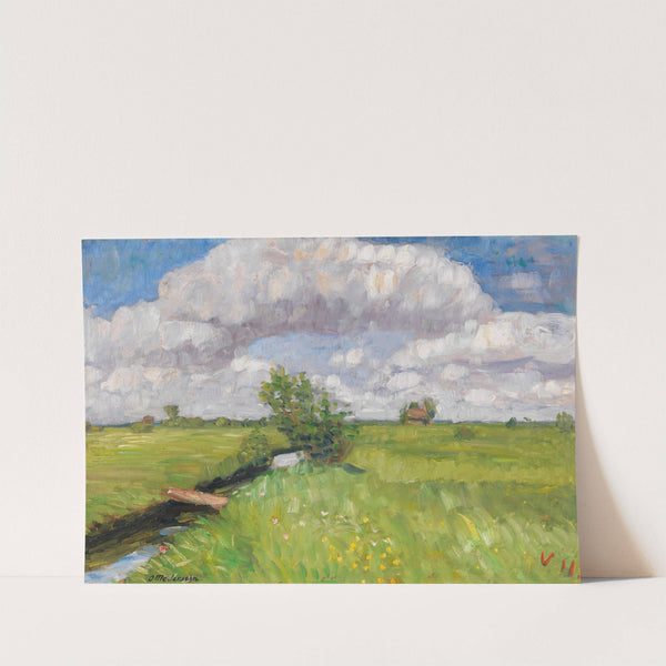 Sommerliche Wümmewiesen by Otto Modersohn
