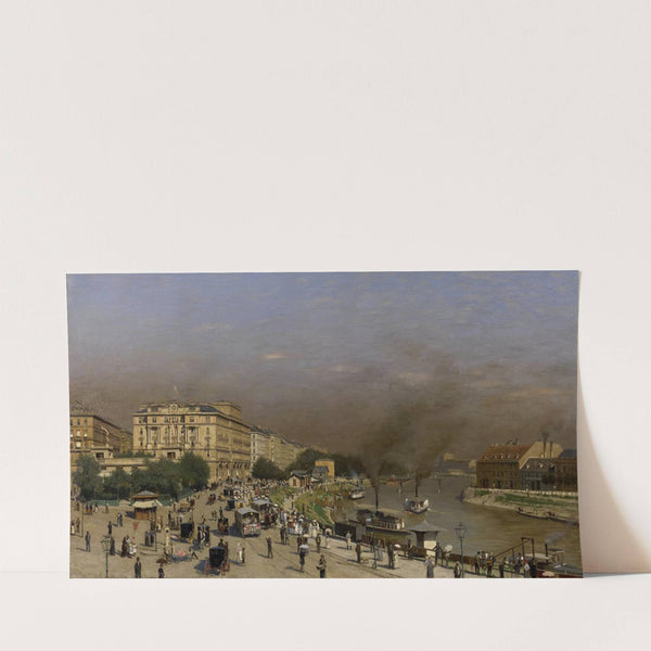 Sommermorgen am Franz Josephs-Quai by Wilhelm Bernatzik