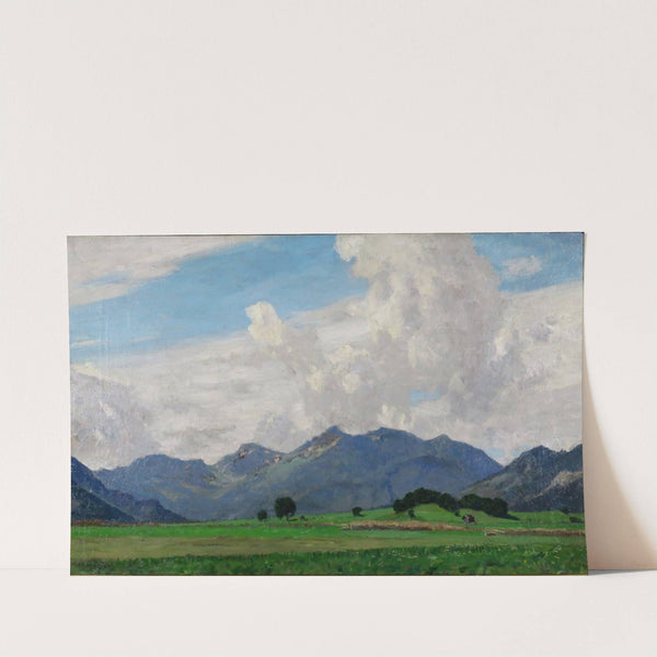 Sommermorgen im Chiemgau by Fritz Wilhelm Rabending