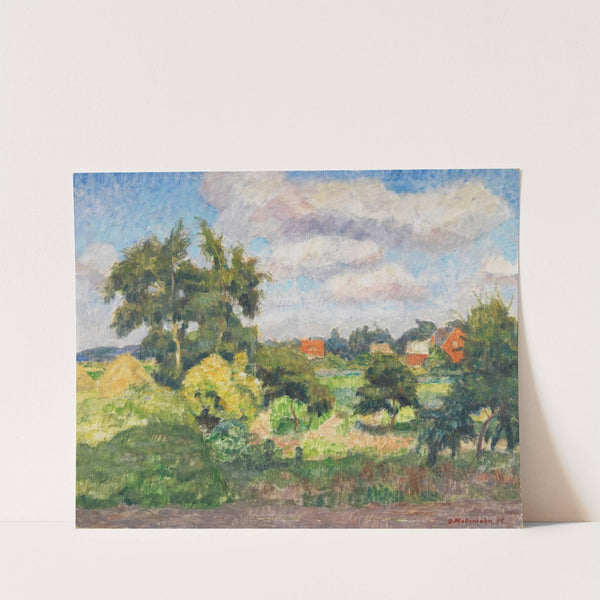 Sommertag in den Feldern bei Fischerhude (1926) by Otto Modersohn