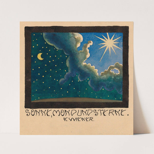 Sonne, Mond und Sterne (around 1924) by Karl Wiener