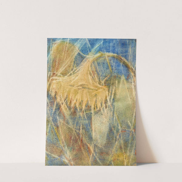 Sonnenblume (Sonnenblumenkopf) (1934) by Christian Rohlfs