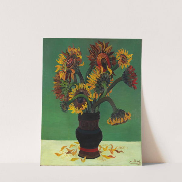 Sonnenblumen (Sunflowers) (1933) by Josef Scharl