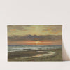 Sonnenuntergang auf Borkum (1892) by Carl Wuttke