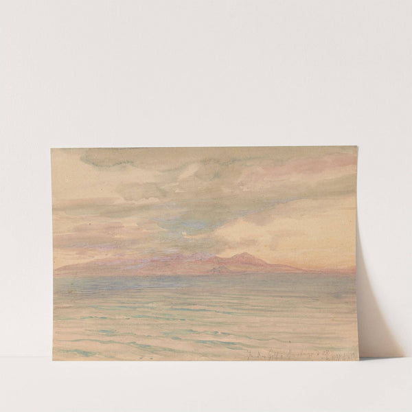 Sonnenuntergang im Golf von Karthago by Josef Hoffmann