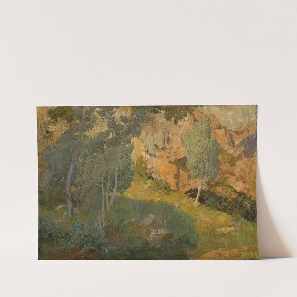 Sonniges Felsental by Adolf Gross