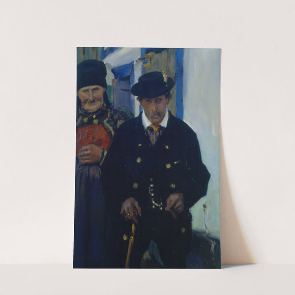 Sonntagnachmittag (Dachauer Paar) (circa 1920) by Hermann Groeber