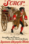 Sonor. Transfère ses locaux rue du Stand 48, Genève. Imprimerie – Lithographie – Affiches (ca. 1913)