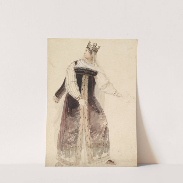 Sophie Schröder in einem Kostüm by Moritz Michael Daffinger