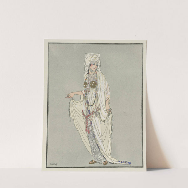 Sophonisbe ; Projet de Costume de Worth pour Mme Bartet (1914) by Fabius