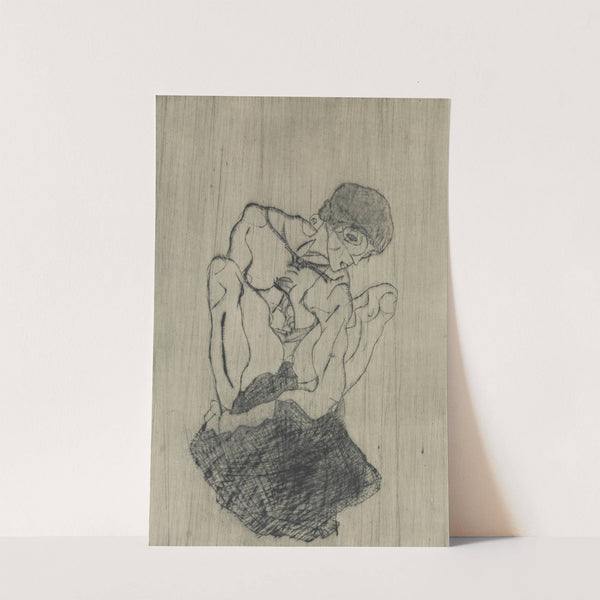 Sorrow (1914) by Egon Schiele