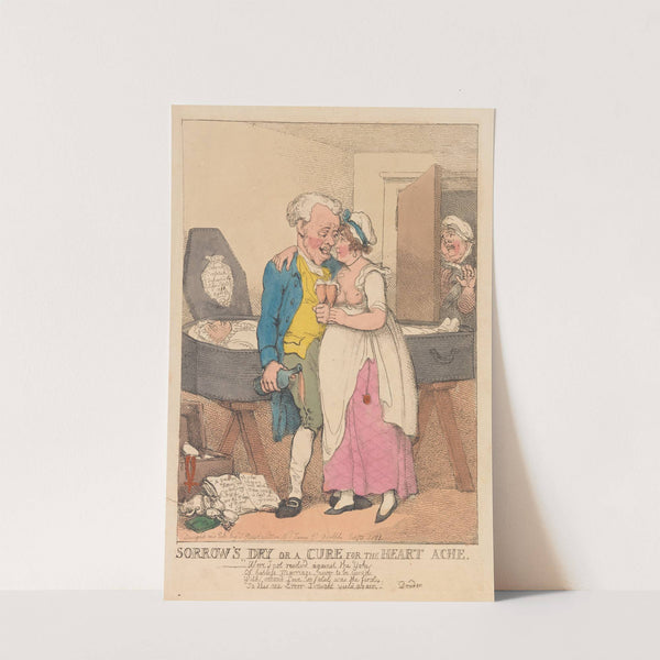 Sorrow’s dry or a cure for the heart ache (1811) by Thomas Rowlandson