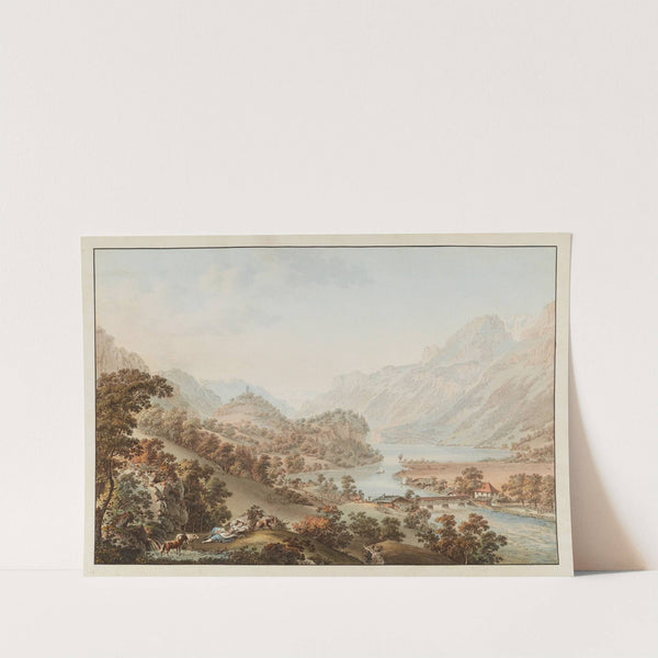 Sortie de l’Aar du Lac de Brienz (1915-1945) by Gabriel Lory the older