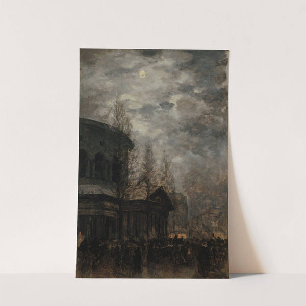 Sortie de Paris en 1870 (Rotonde de la Villette) by Léon-Pierre Herpin