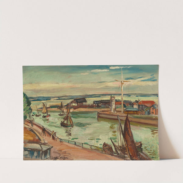 Sortie de port à Honfleur (1933) by Emile Othon Friesz