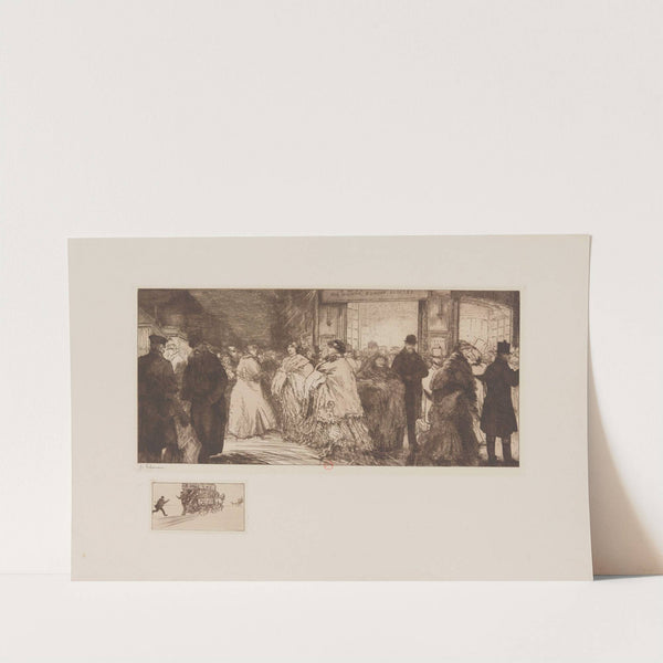 Sortie de théâtre à Londres (1911) by Jean-Émile Laboureur