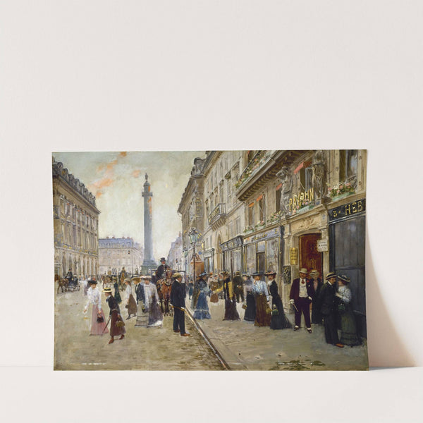 Sortie des ouvrières de la maison Paquin by Jean Béraud