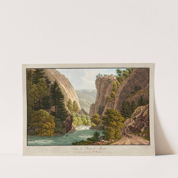 Sortie des Roches de Moutier by Peter Birmann