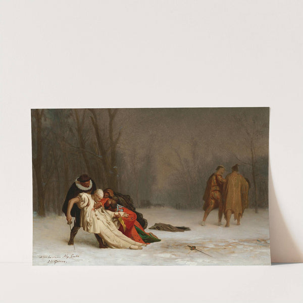 Sortie du bal masqué by Jean-Léon Gérôme