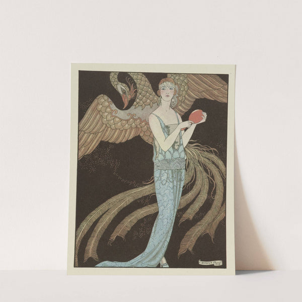 Sortilèges ; Robe du soir, de Beer (1922) by George Barbier