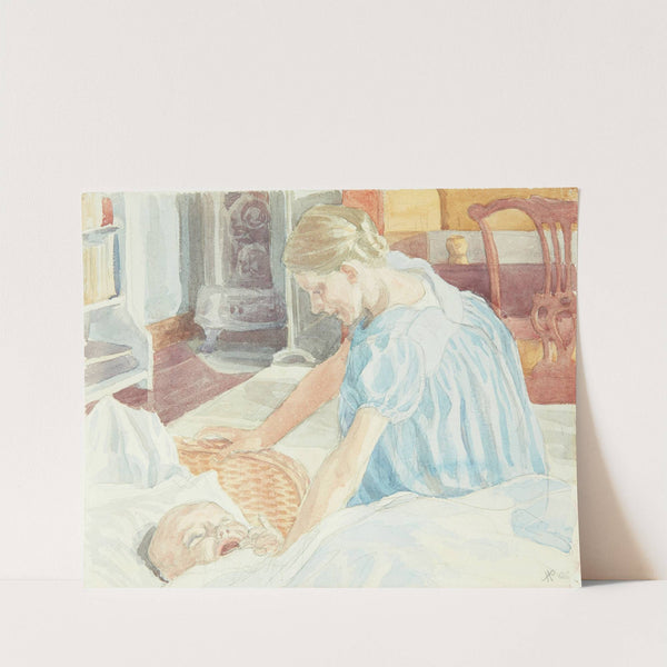 Søster græder (1906) by Peter Hansen