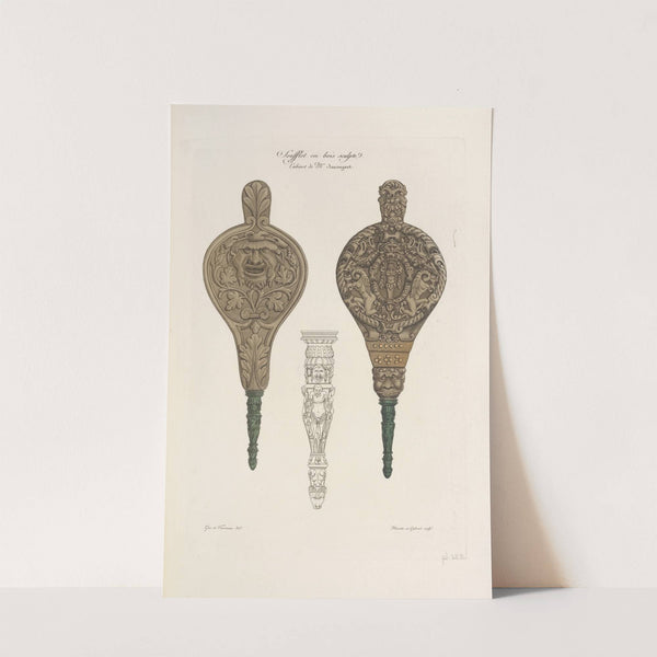 Soufflet en bois sculpté. (1839) by Nicolas Xavier Willemin